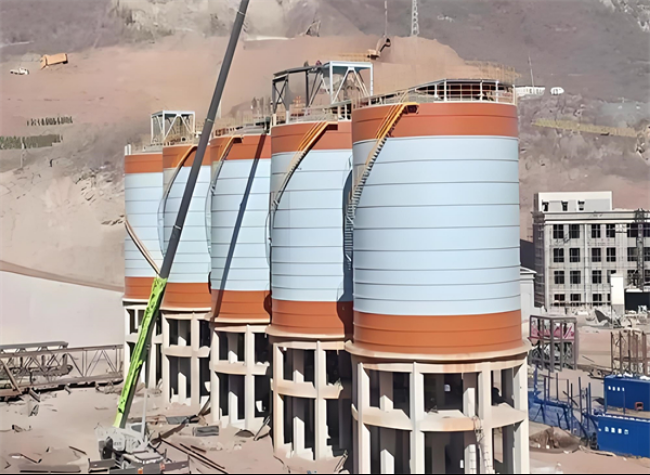 柏乡高架钢板仓